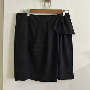 GAP Black Wrap Skirt 6